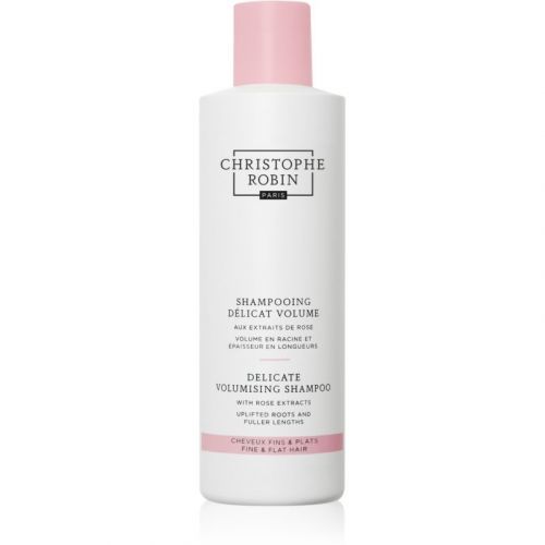 Christophe Robin Delicate Volumizing Shampoo with Rose Extracts Volume Shampoo For Fine Hair And Hair Without Volume 250 ml