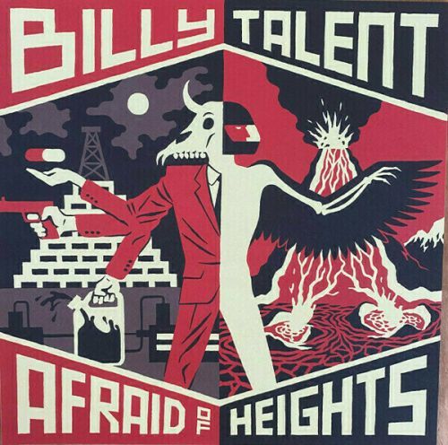 Billy Talent - Afraid Of Heights Transparent Red SolidWhite/Black - Vinyl
