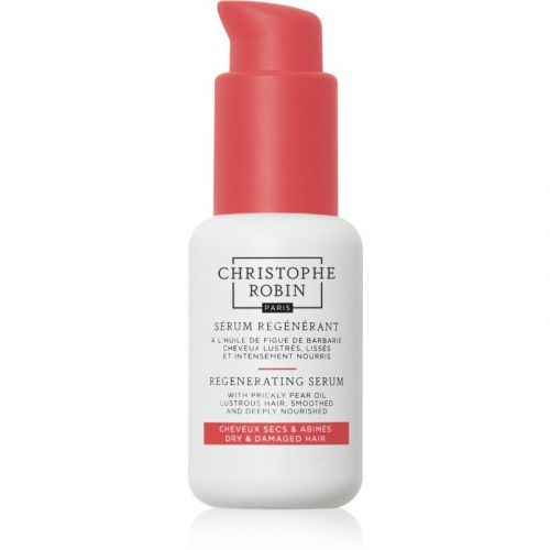 Christophe Robin Regenerating Serum with Prickly Pear Oil Regenerative Serum For Dry, Damaged, Chemically Treated Hair 50 ml