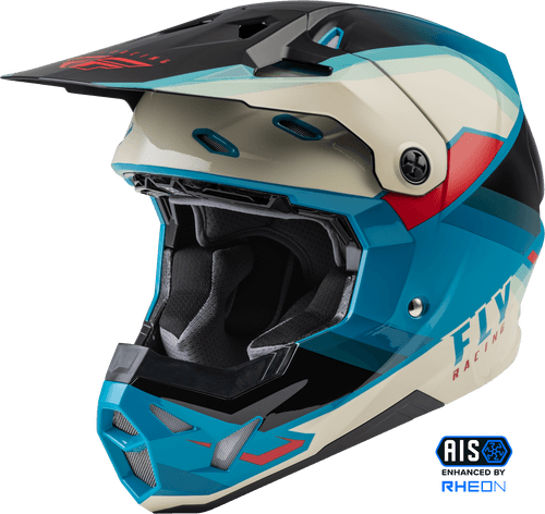 FLY Racing Formula Cp Rush Helmet Black Stone Dark Teal S