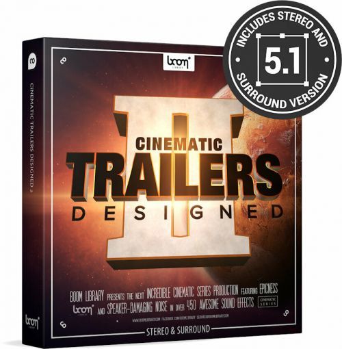 BOOM Library Cinematic Trailers Designed 2 SR (Digital product)