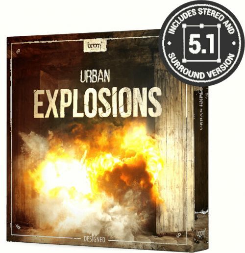BOOM Library Urban Explosions Designed (Digital product)