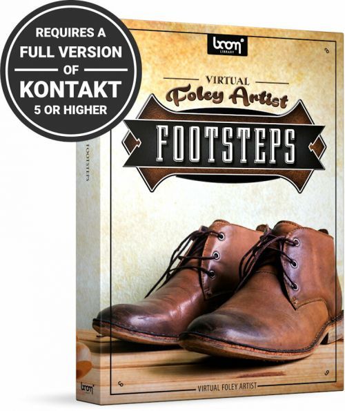 BOOM Library Virtual Foley Artist Footsteps (Digital product)