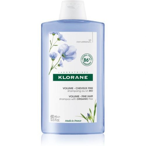 Klorane Flax Fiber Bio Shampoo for Fine and Limp Hair 400 ml