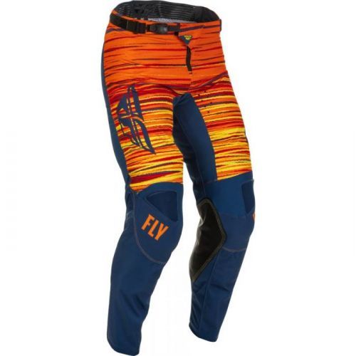 FLY Racing Kinetic Wave Pants Navy Orange 28