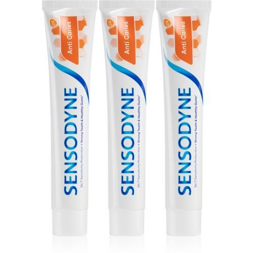 Sensodyne Anti Caries Anti Carries Toothpaste Against Dental Caries 3x75 ml