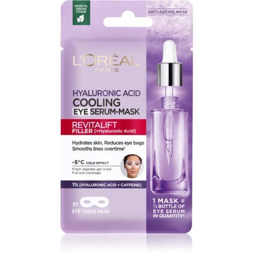 L’Oréal Paris Revitalift Filler Brightening and Moisturising Sheet Mask for Eye Area 13 g