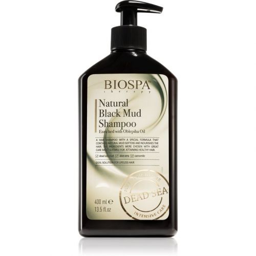 Sea of Spa Bio Spa Natural Black Mud Nourishing Shampoo For Hair Without Vitality 400 ml