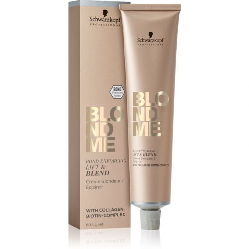 Schwarzkopf Professional Blondme Bond Enforcing Lightening Cream for Blonde Hair Shade Biscuit 60 ml