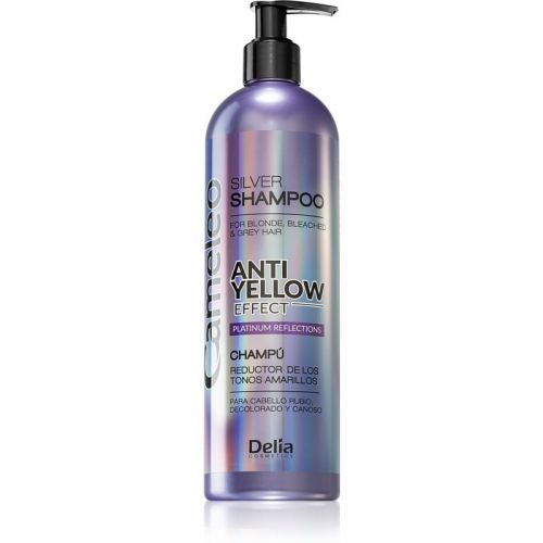 Delia Cosmetics Cameleo Anti-Yellow Effect Brassy Tones Neutralizing Shampoo For Blonde And Grey Hair 500 ml