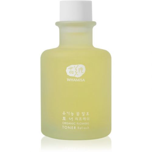 WHAMISA Organic Flowers Toner Refresh Soothing Cleansing Tonic for Oily and Combination Skin 155 ml