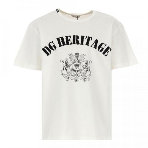 Dolce & Gabbana Boys Heritage T-shirt White, 8Y