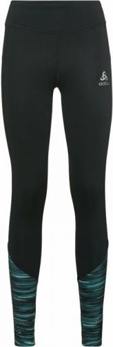 Odlo The Zeroweight Print Reflective Tights Black L