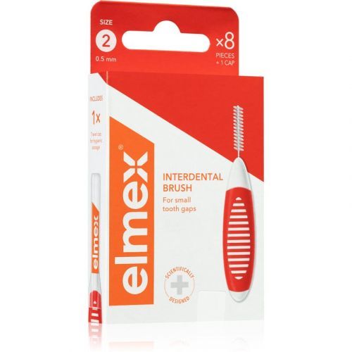 Elmex Interdental Brush 0,5 mm Interdental Brushes 8 pcs 0.5 mm 8 pc