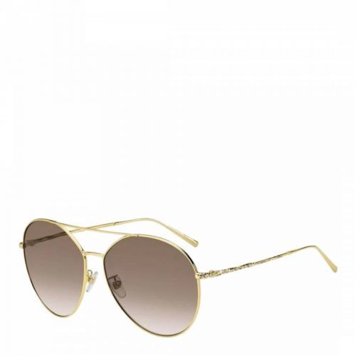 Womens Gold/Brown Givenchy Sunglasses 64mm