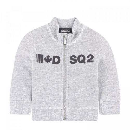 Dsquared2 Baby Boys Zip Sweater Grey, 36M / GREY