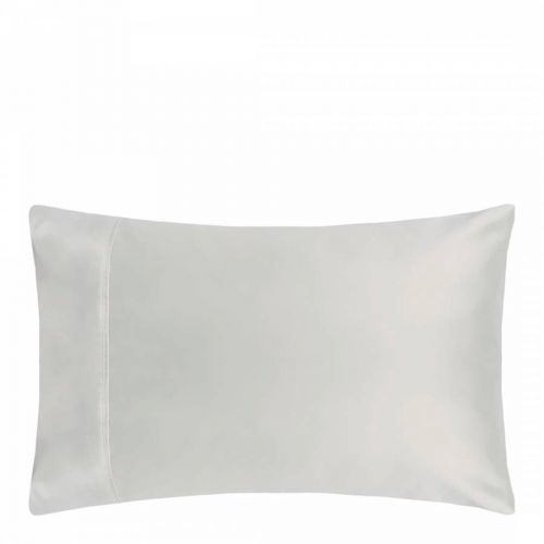 Premium Blend Pair of Housewife Pillowcases Platinum