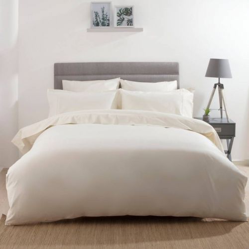 Premium Blend Kingsize Duvet Cover Ivory