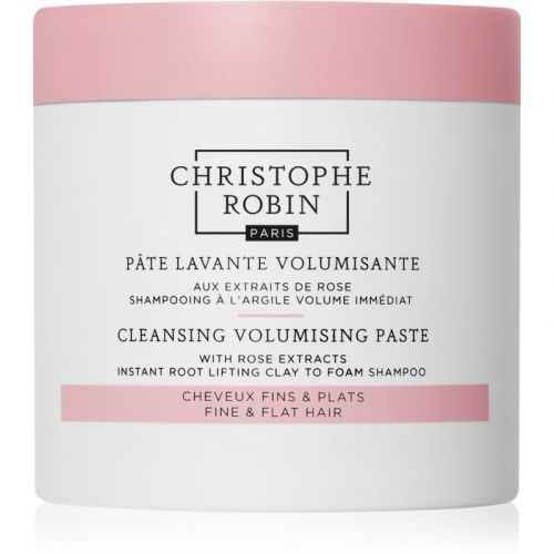 Christophe Robin Cleansing Volumizing Paste with Rose Extract exfoliating shampoo for Hair Volume 250 ml