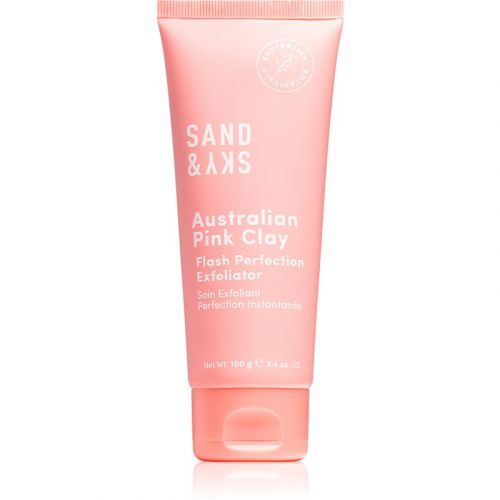 Sand & Sky Australian Pink Clay Flash Perfection Exfoliator Cleansing Peeling For Pore Minimizer And Matte  Looking Skin 100 ml