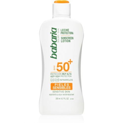 Babaria Sun Sensitive Sun Milk for Sensitive Skin SPF 50+ 200 ml