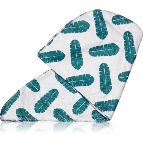 Coco & Eve Microfibre Hair Towel Wrap Towel for Hair 1.0 Leaf Print
