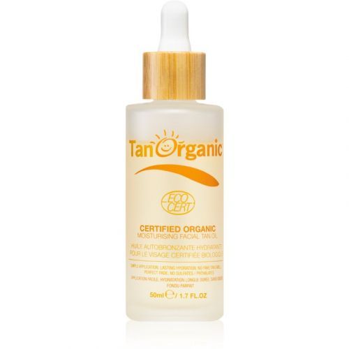 TanOrganic The Skincare Tan Self-Tanning Oil for Face Shade Light Bronze 50 ml