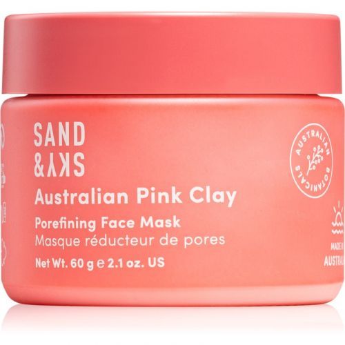 Sand & Sky Australian Pink Clay Porefining Face Mask Detoxifying Mask For Enlarged Pores 60 g