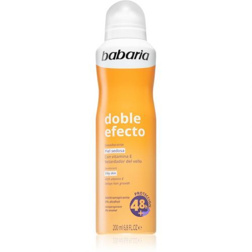 Babaria Deodorant Double Effect Antiperspirant Spray Anti - Hair Regrowth 200 ml