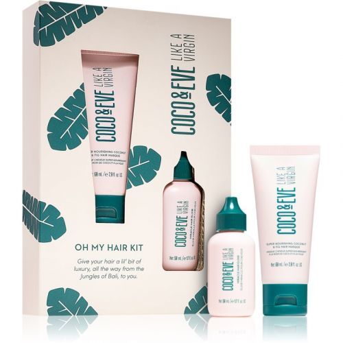 Coco & Eve Like A Virgin Oh My Hair Kit Set (for Shiny and Soft Hair)