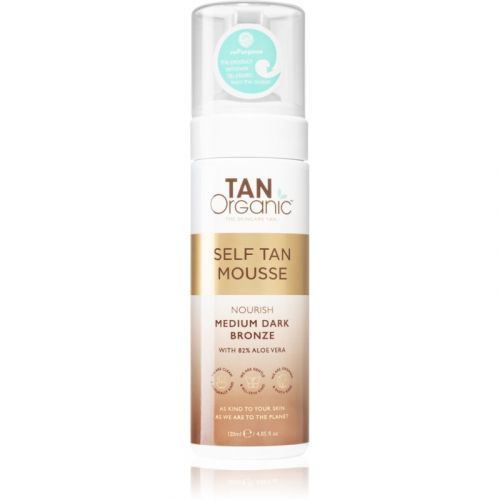 TanOrganic The Skincare Tan Self-Tanning Mousse Shade Medium Dark Bronze 120 ml