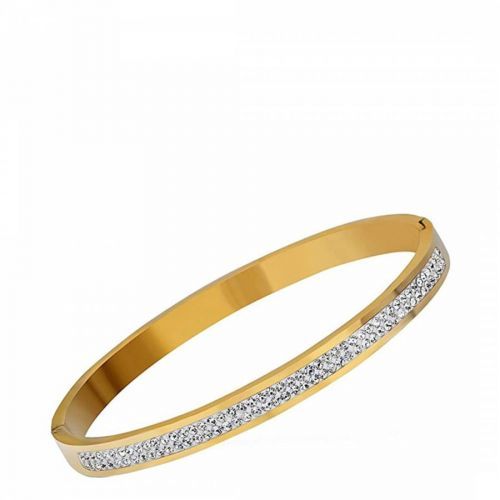 18K Gold Multi Embelished Bangle