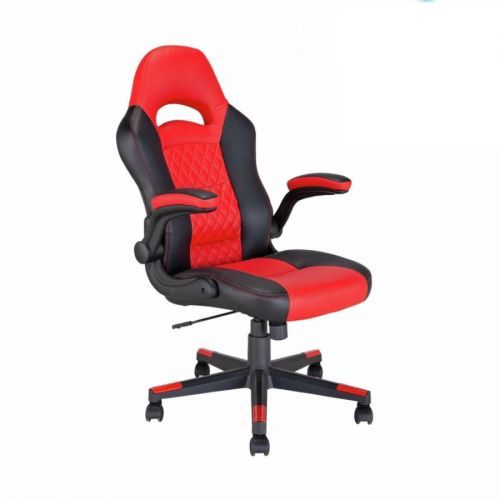 Argos Home Raptor Faux Leather Gaming Chair - Red