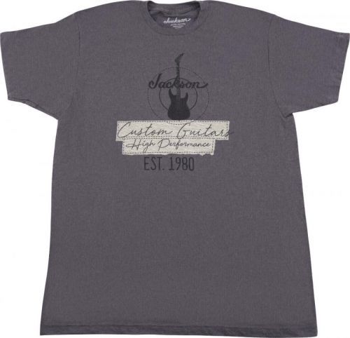 Jackson T-Shirt Custom Guitar Grey L