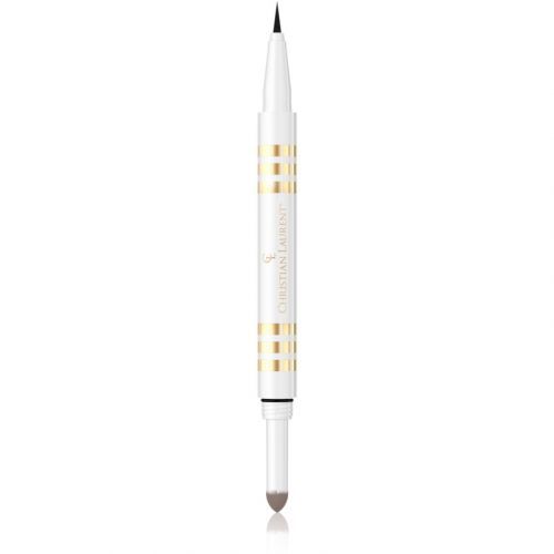Christian Laurent Pour La Beauté Dual-Ended Eyebrow Pencil 2 in 1 Shade Warm Brown