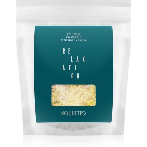 Souletto Peppermint & Ginger Bath Salt Bath Salts 500 g