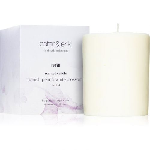 ester & erik scented candle danish pear & white blossom (no. 04) scented candle Refill 350 g