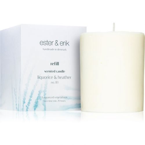 ester & erik scented candle liquorice & heather (no. 81) scented candle Refill 350 g