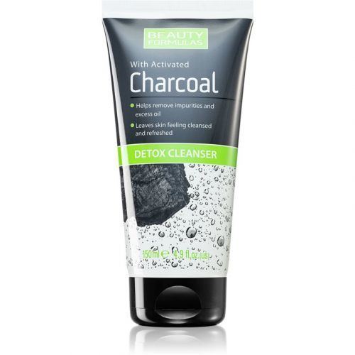Beauty Formulas Charcoal Cleansing Gel with Activated Charcoal For Oily And Problematic Skin 150 ml