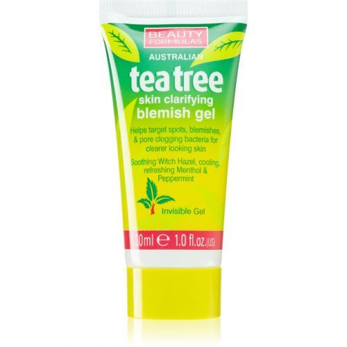 Beauty Formulas Tea Tree Soothing Cleansing Gel to Treat Skin Imperfections 30 ml