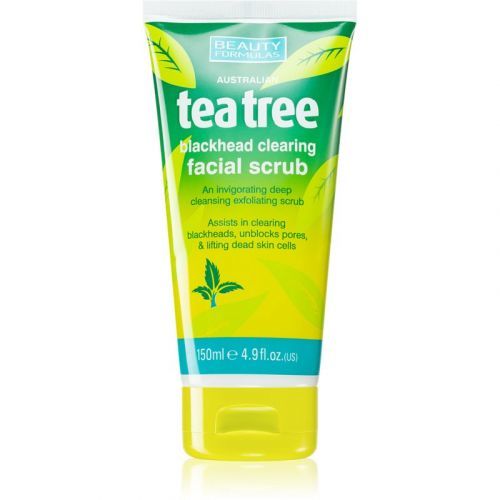 Beauty Formulas Tea Tree Exfoliating Face Cleanser for Problematic Skin 150 ml