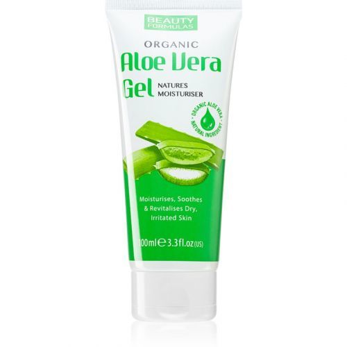 Beauty Formulas Aloe Vera Moisturizing Gel for Body and Face 100 ml