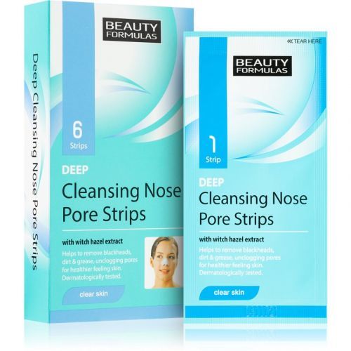 Beauty Formulas Clear Skin Cleansing Strips For Nose 6 pc