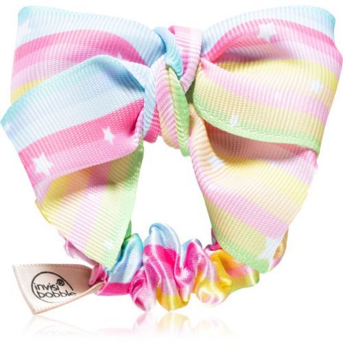 invisibobble Kids Slim Sprunchie Hair Rings with bow type Let's Chase Rainbows