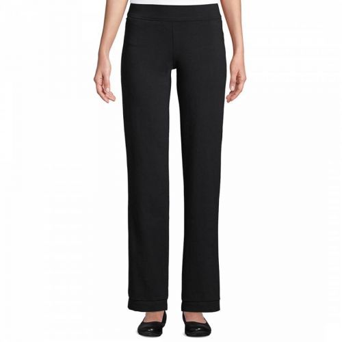 Black Stretch Jersey Trousers