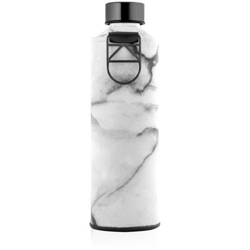 EQUA Mismatch Stone glass water bottle + cover 750 ml