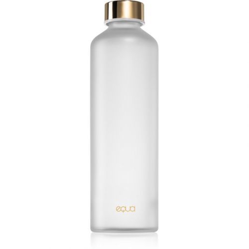EQUA Mismatch Velvet White glass water bottle 750 ml