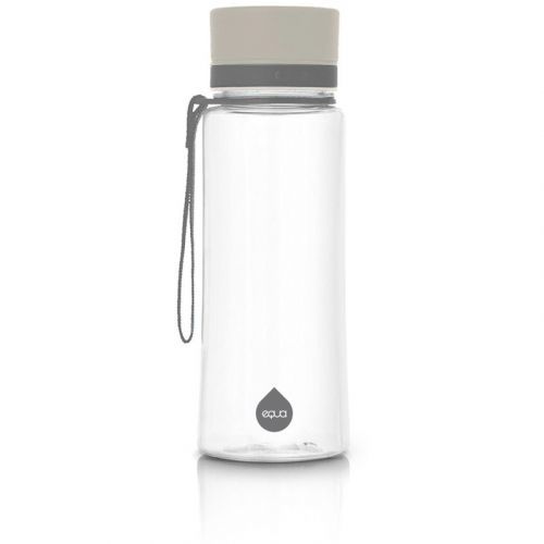 EQUA Plain Grey water bottle 600 ml