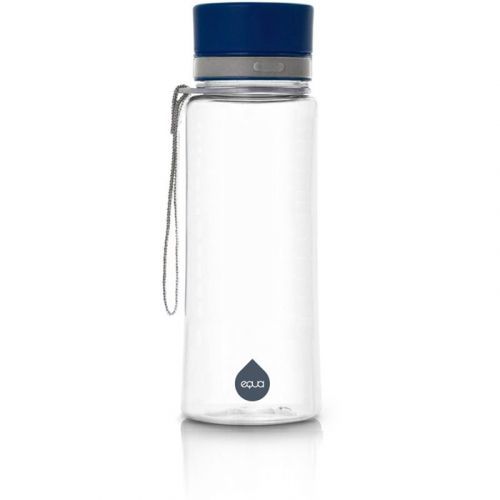 EQUA Plain Blue water bottle 600 ml