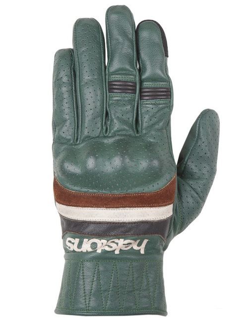 Helstons Mora Air Summer Leather Green Brown Beige Gloves T11
